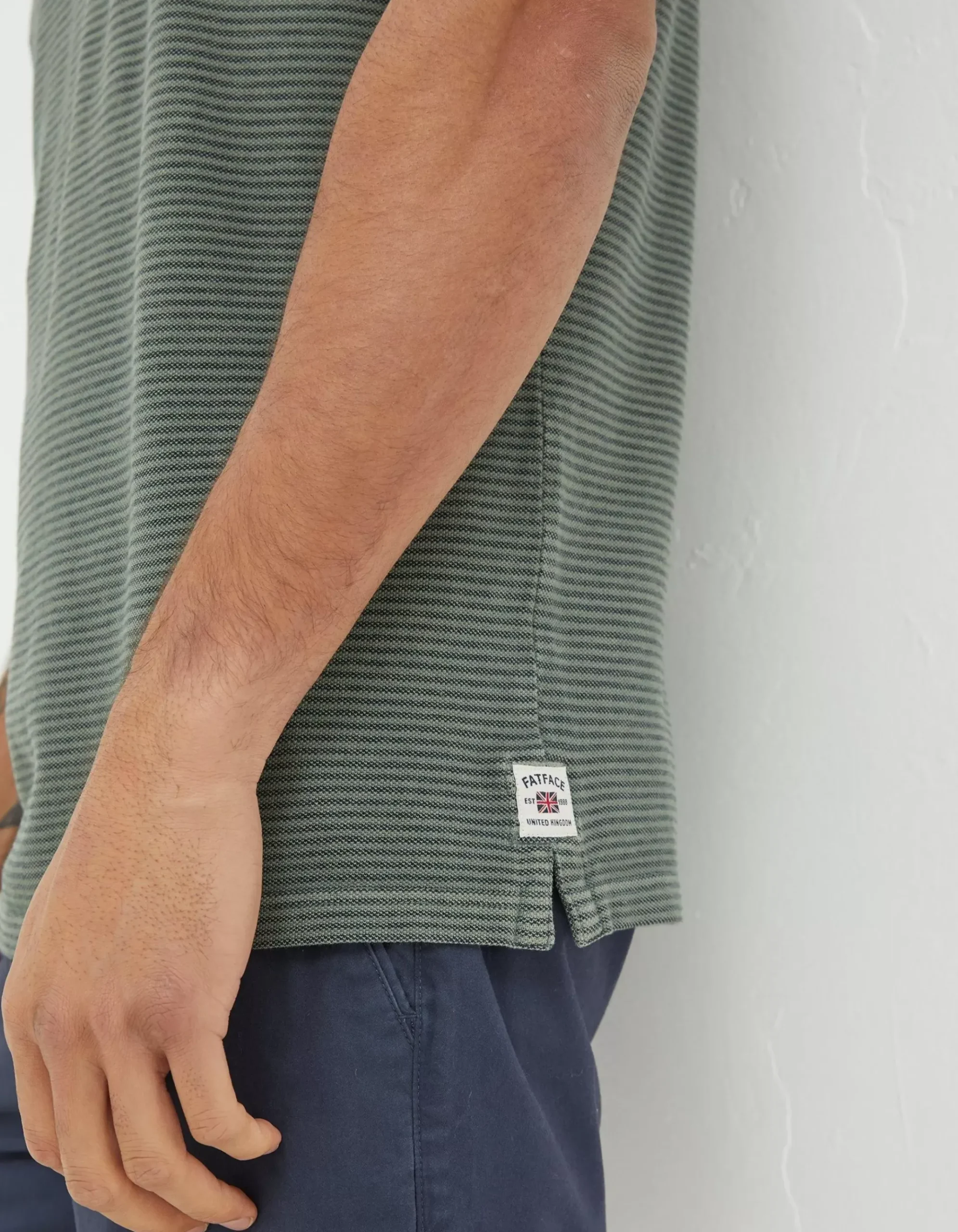 Organic Cotton Fine Stripe Polo
