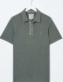 Organic Cotton Fine Stripe Polo