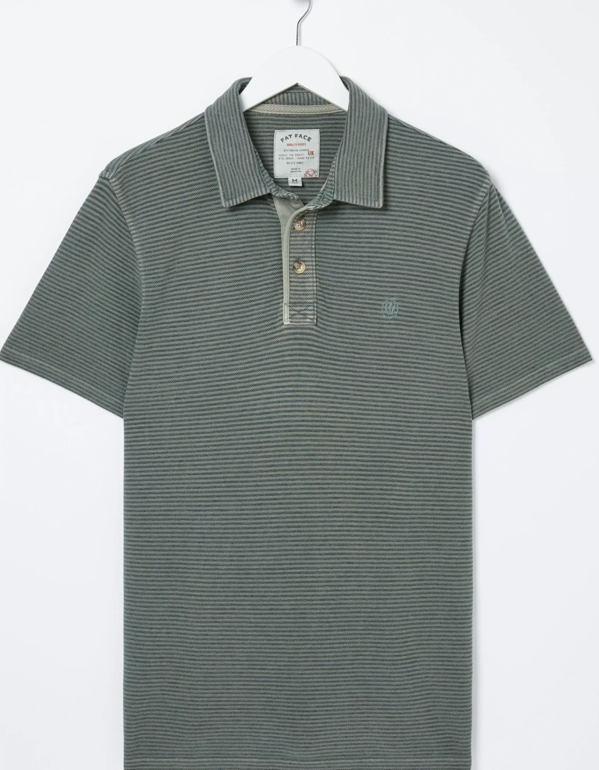 Organic Cotton Fine Stripe Polo