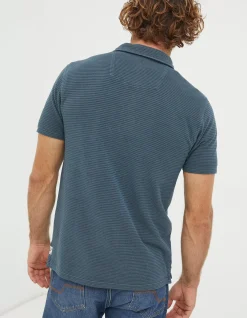 Organic Cotton Fine Stripe Polo