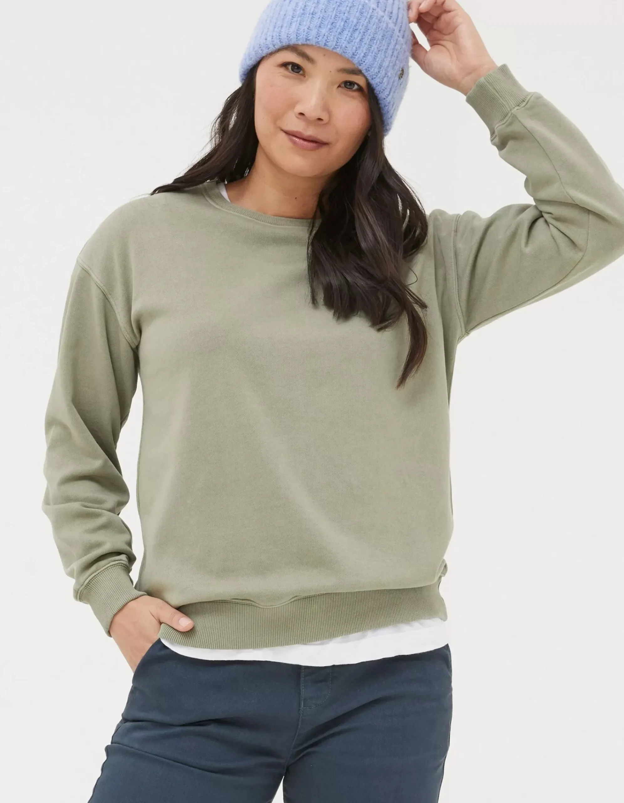 Organic Cotton Georgia Crew Sweatshirt