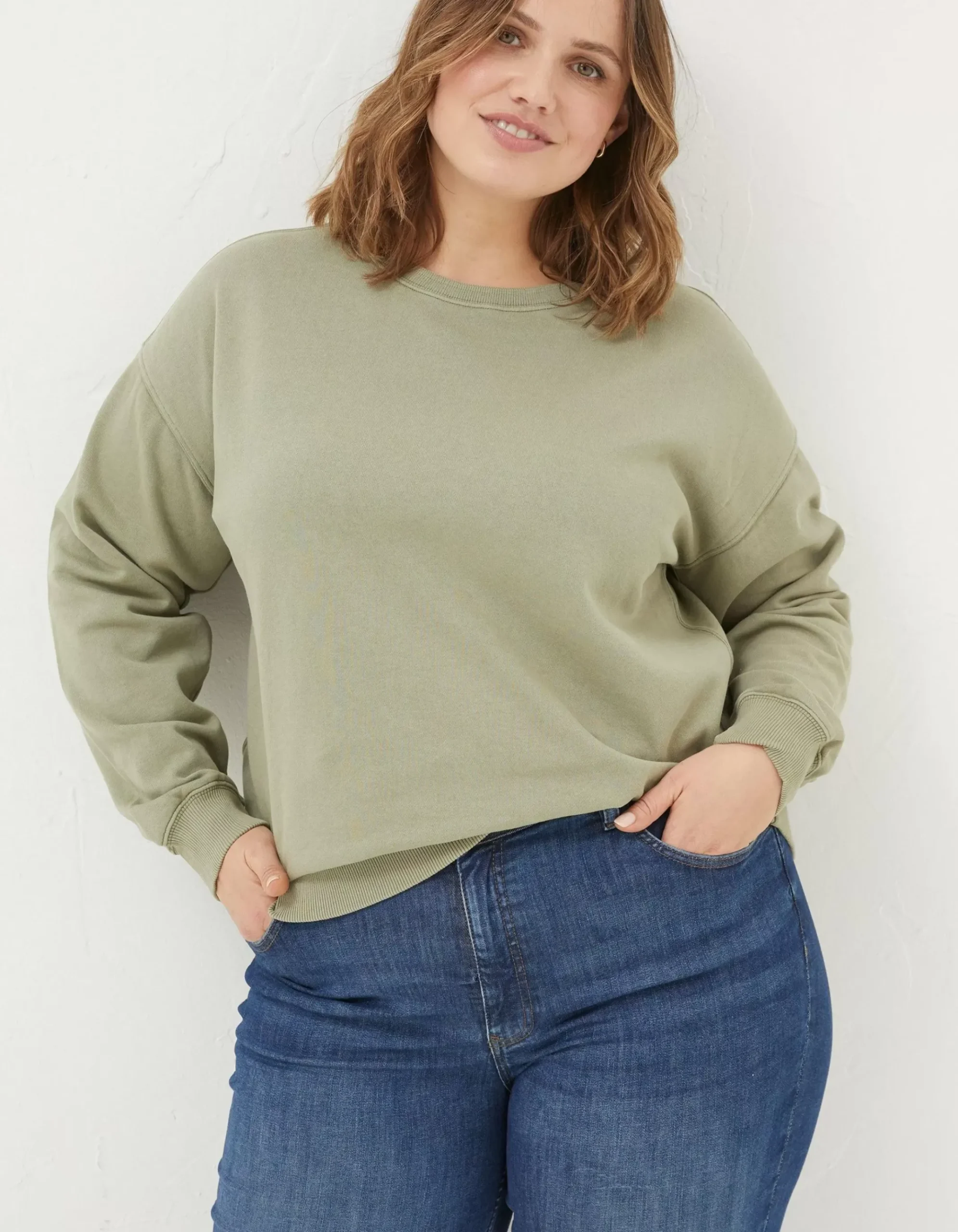 Organic Cotton Georgia Crew Sweatshirt