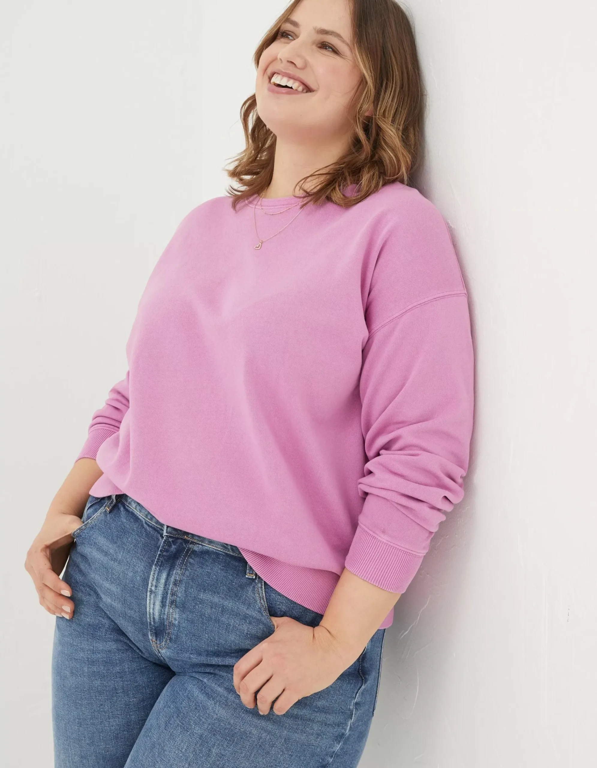 Organic Cotton Georgia Crew Sweatshirt