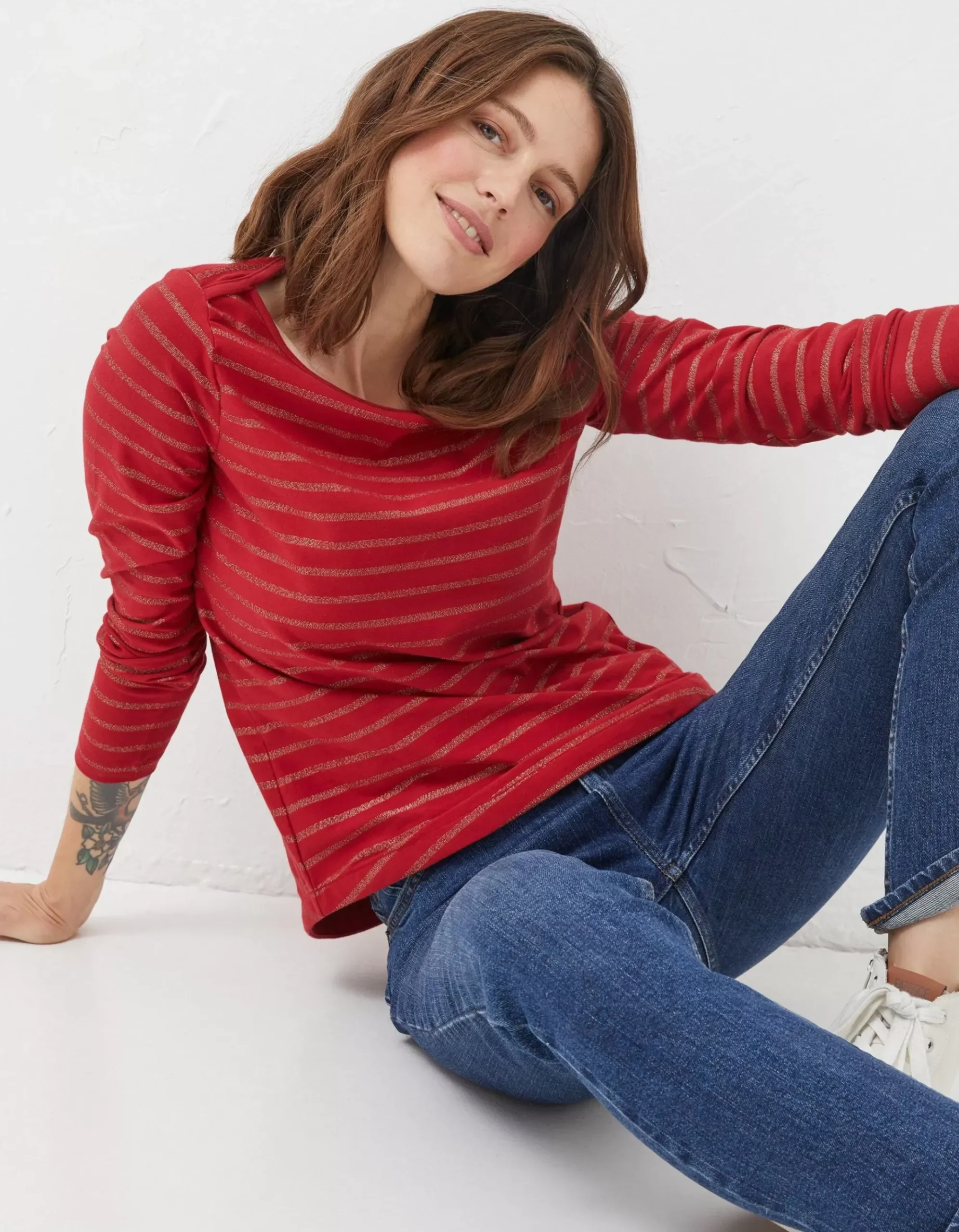 Organic Cotton Glitter Breton