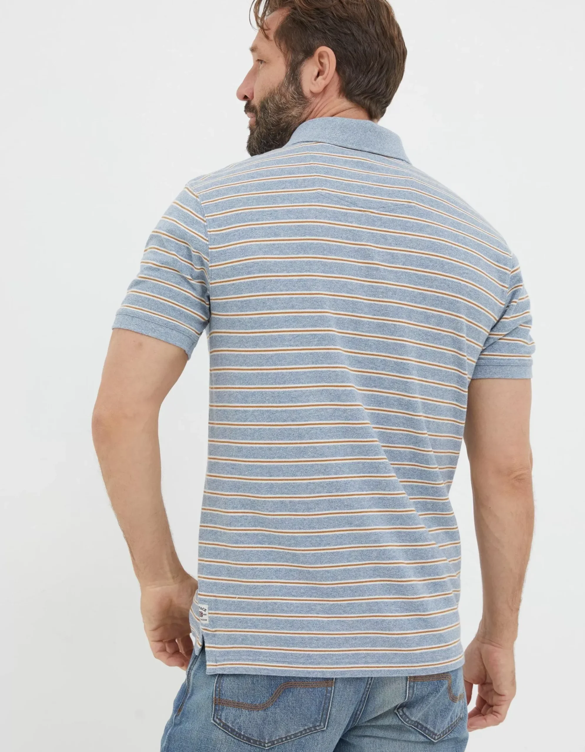 Organic Cotton Stripe Polo