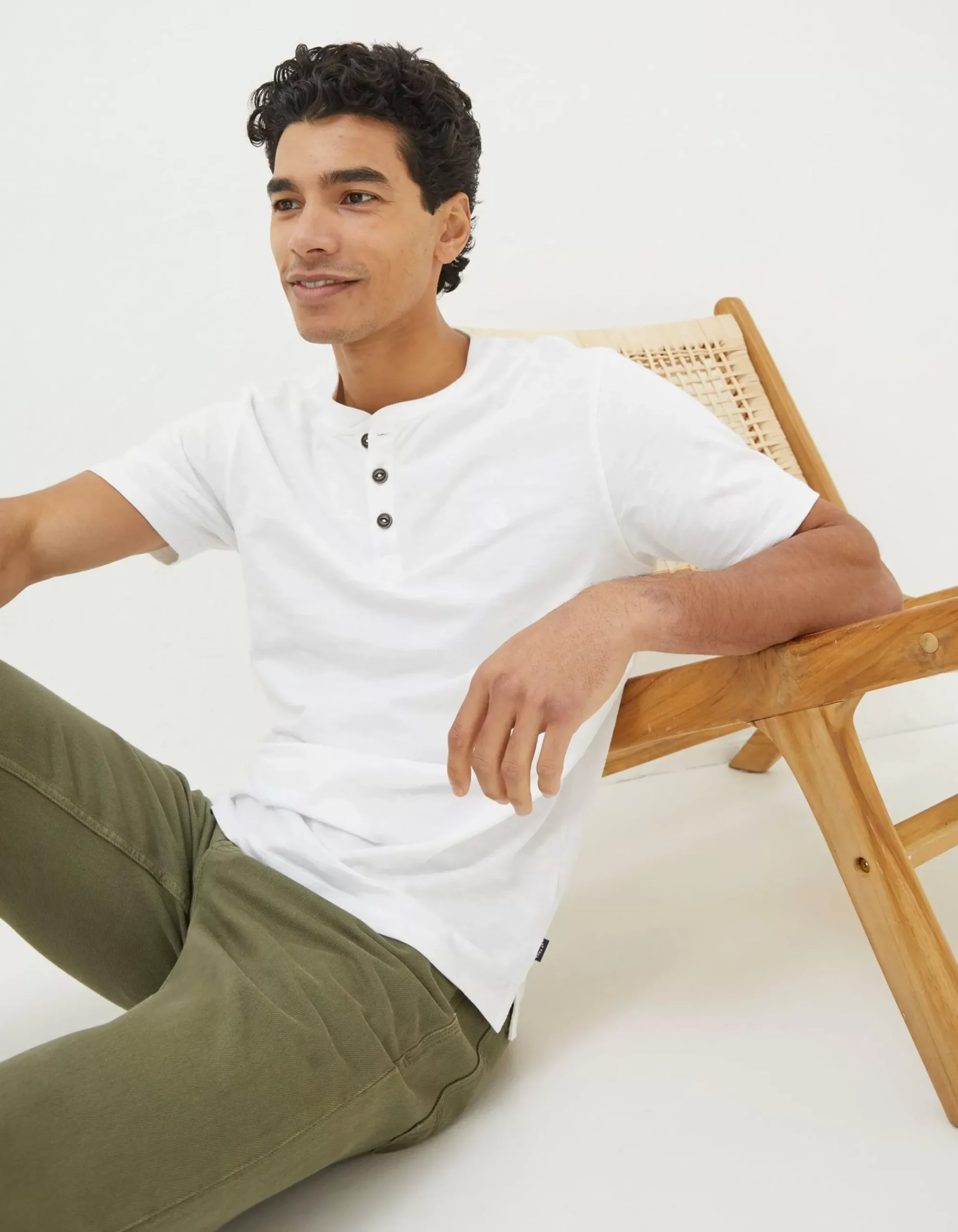 Organic Cotton Woodside Slub Henley