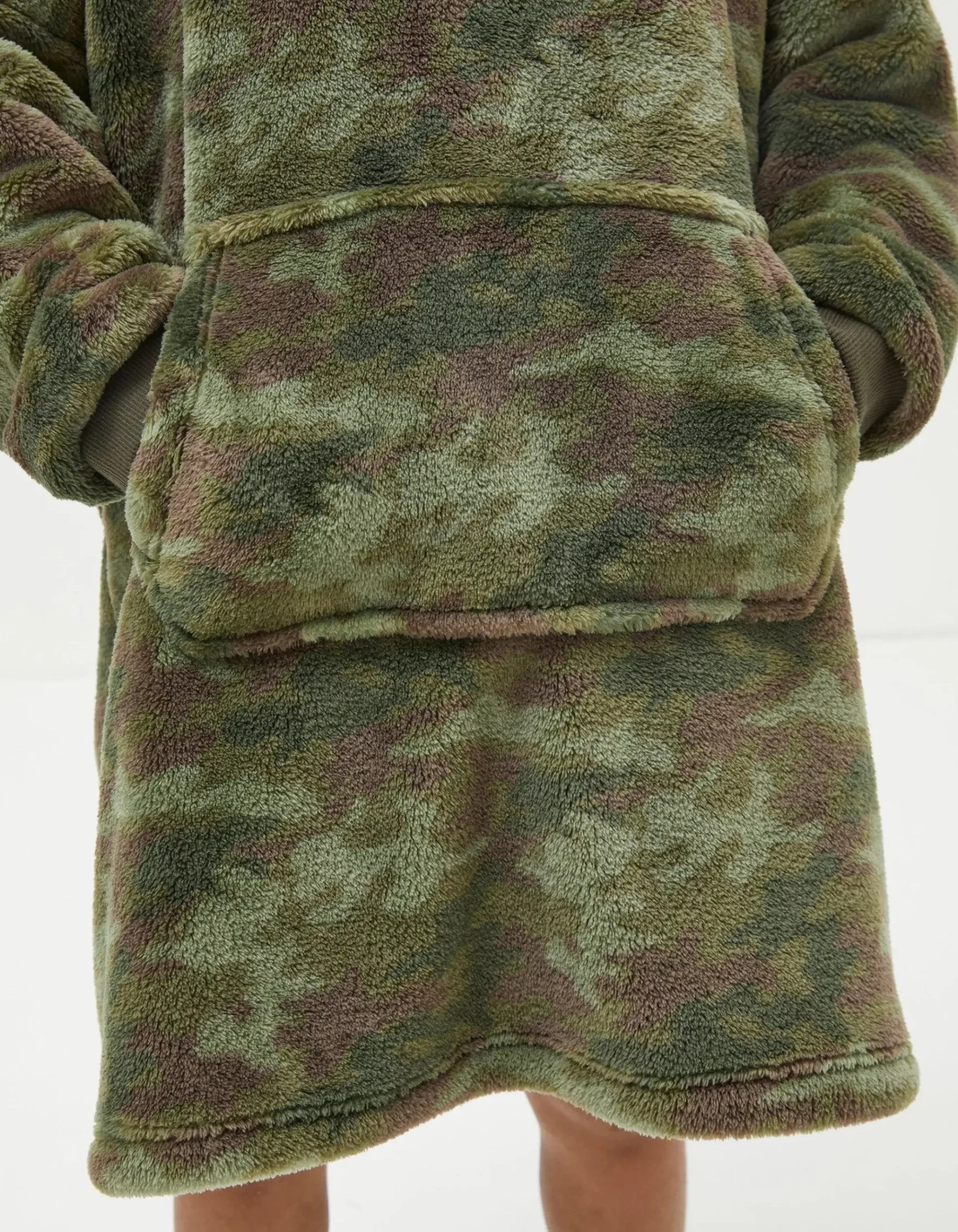 Oversized Camo Hoodie