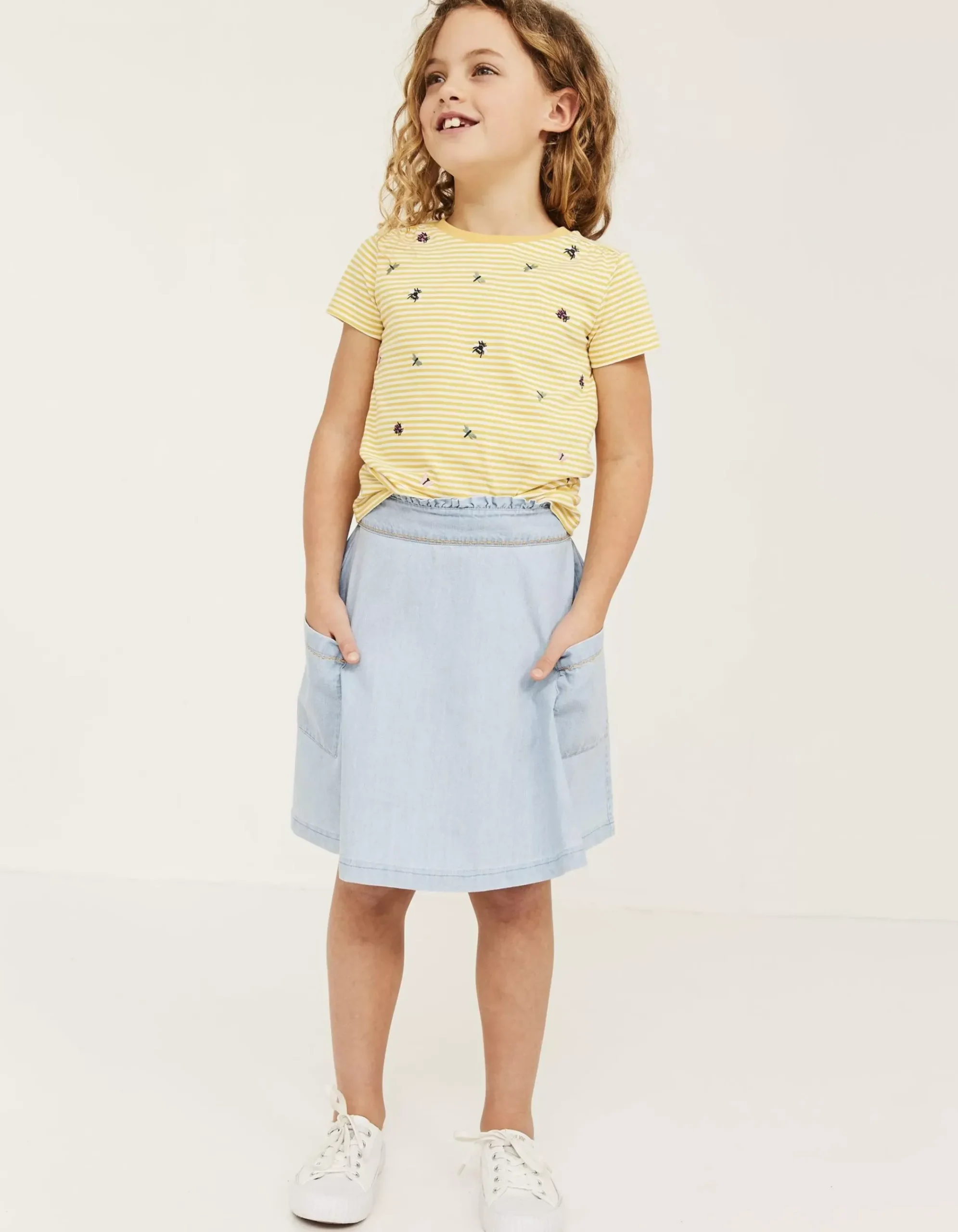 Patch Pocket Skirt