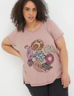 Patchwork Paisley Graphic Tee