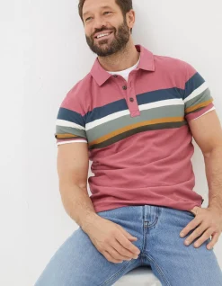 Perranporth Chest Stripe Polo