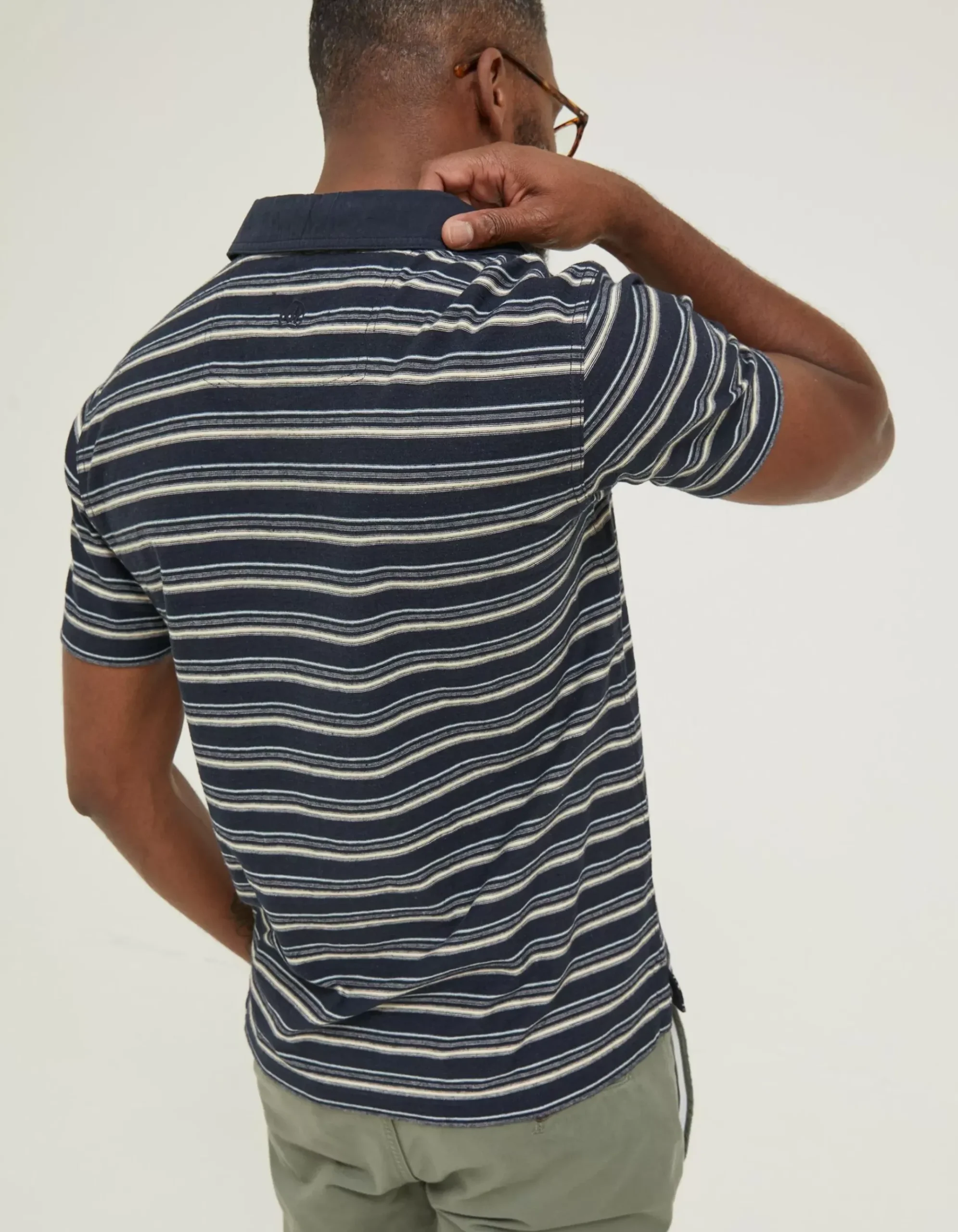 Perranporth Stripe Polo T-Shirt