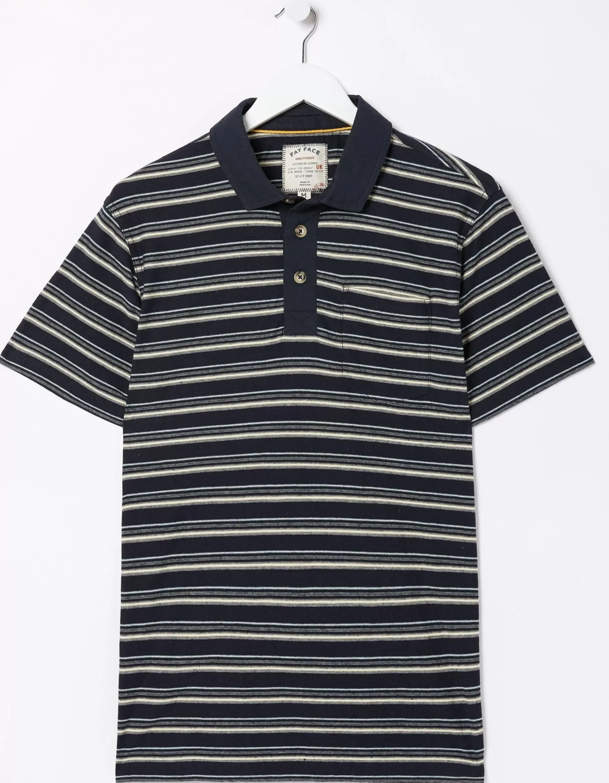 Perranporth Stripe Polo T-Shirt