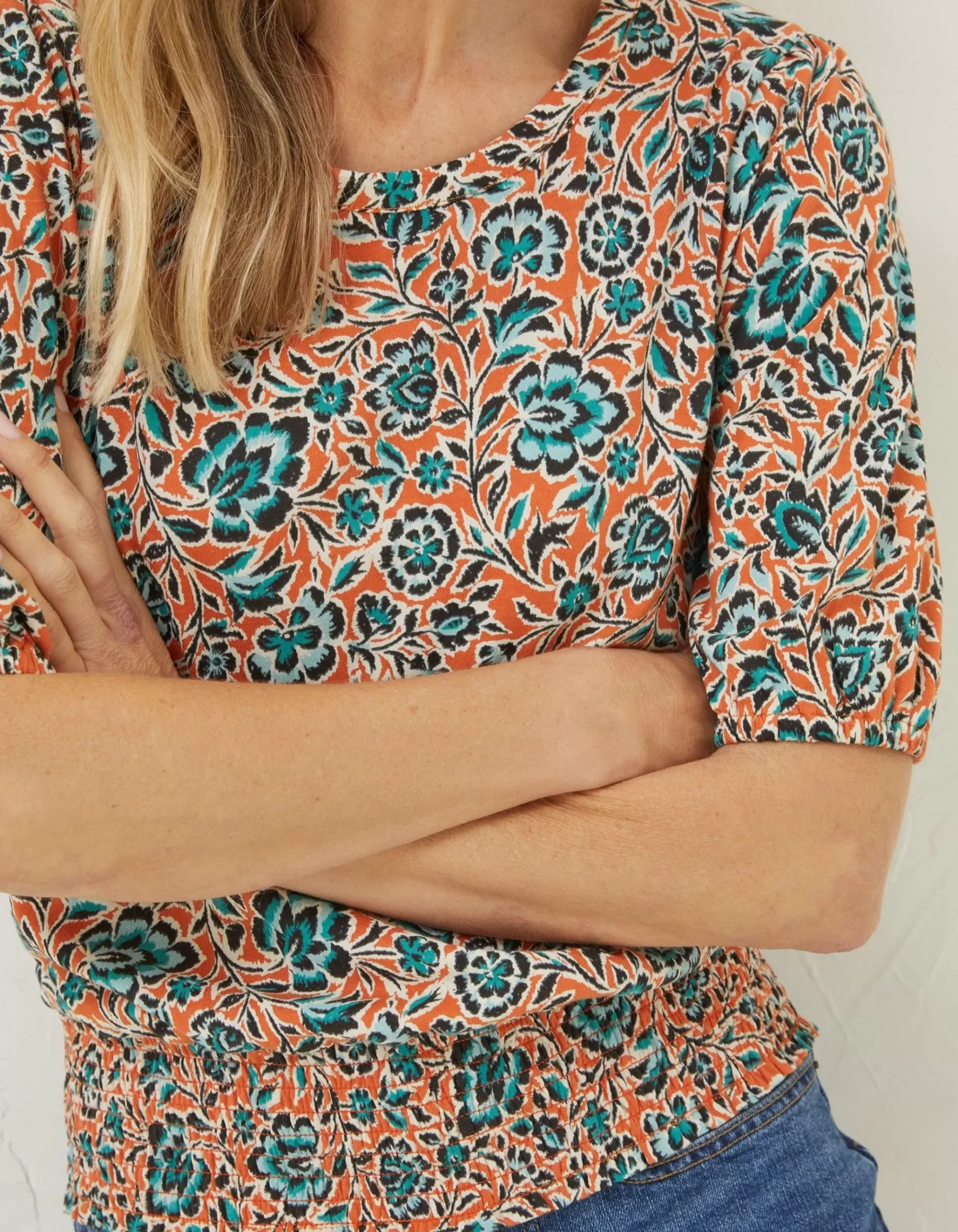 Perrie Sketch Floral Top