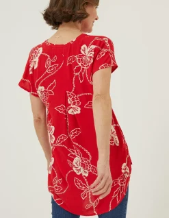 Piper Batik Red Tunic