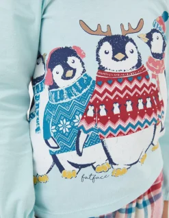 Pippa Penguin Check Pyjama Set