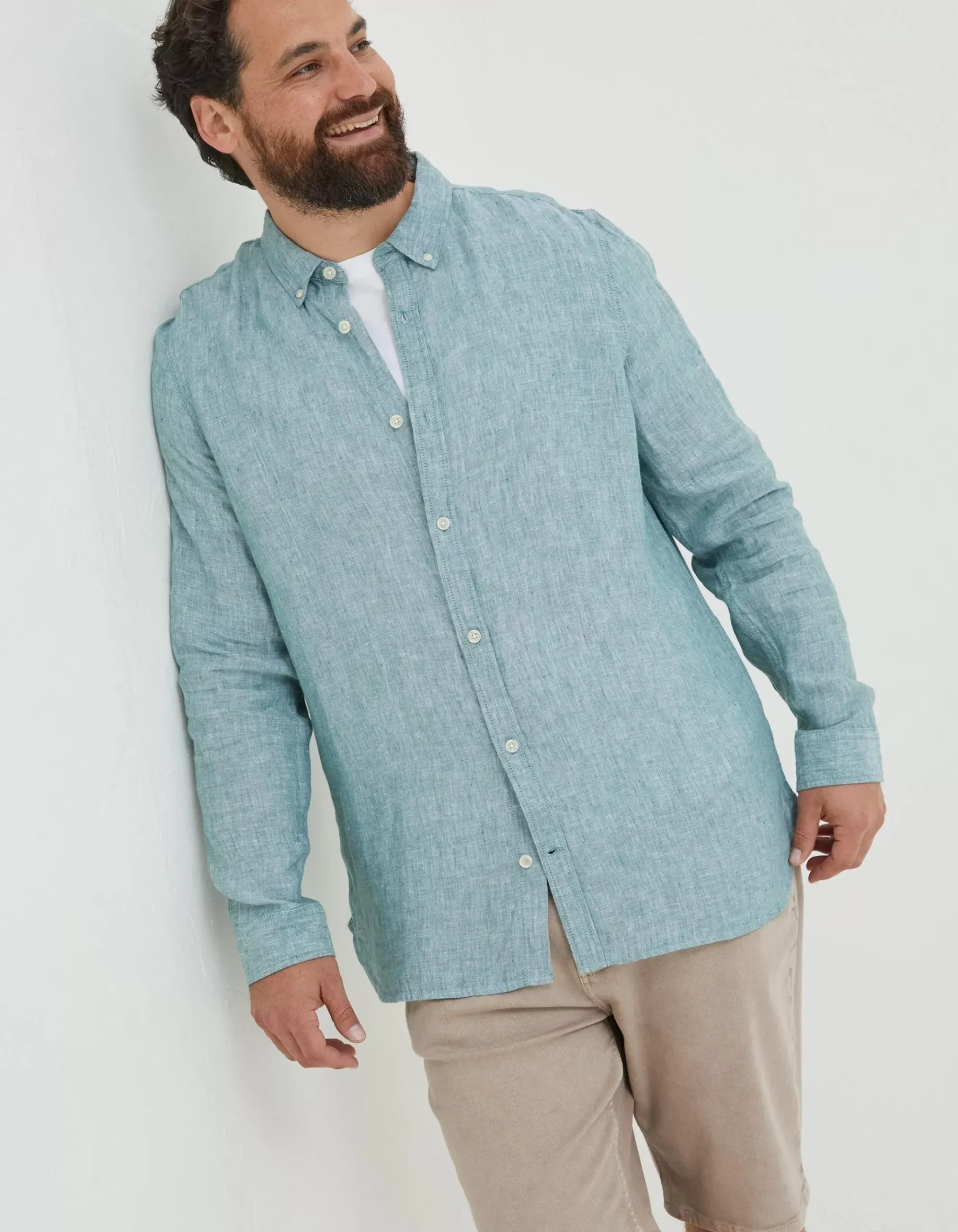 Plain Linen Shirt