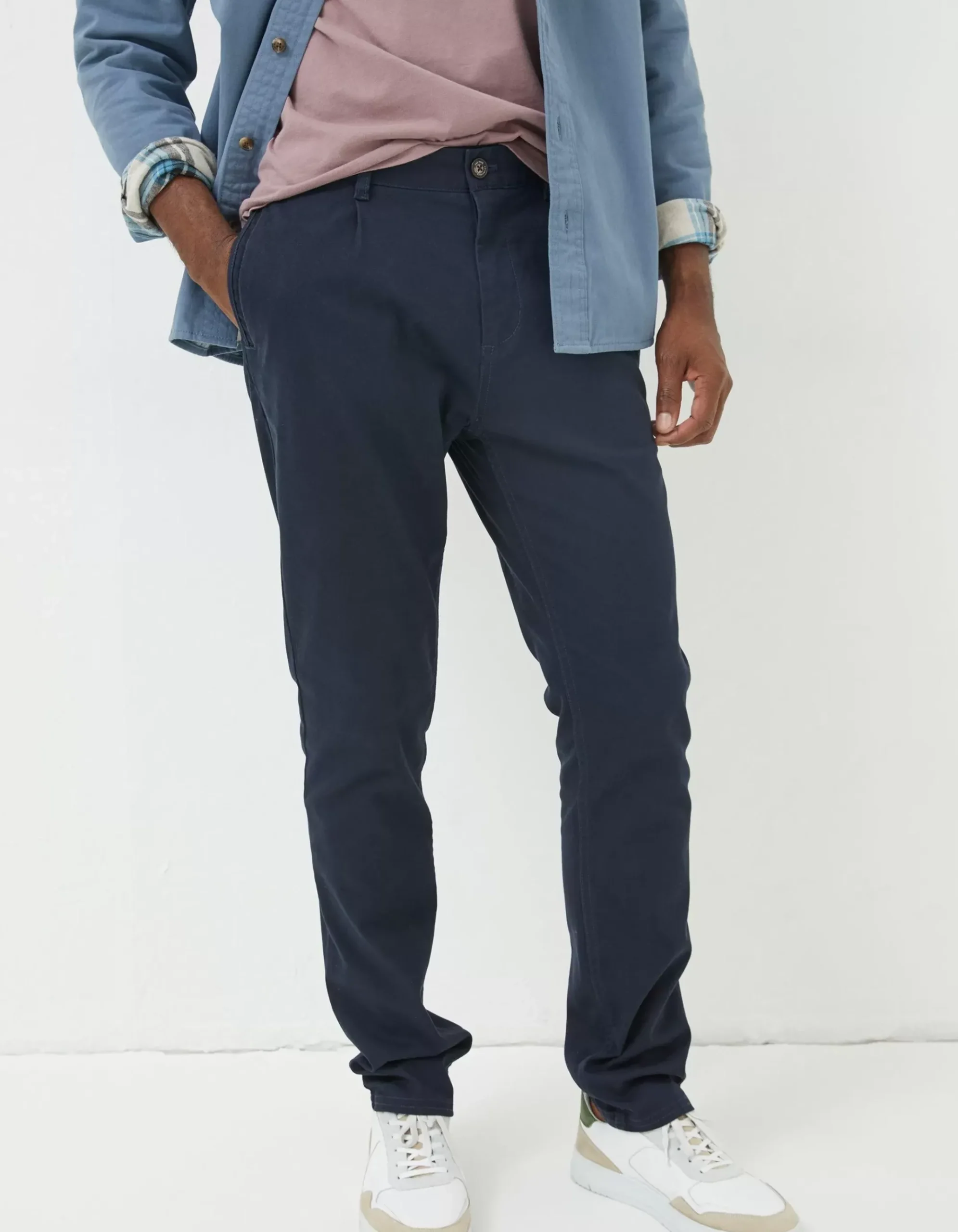 Pleated Chino Trousers