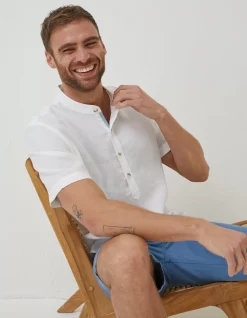 Pop Over Linen Shirt