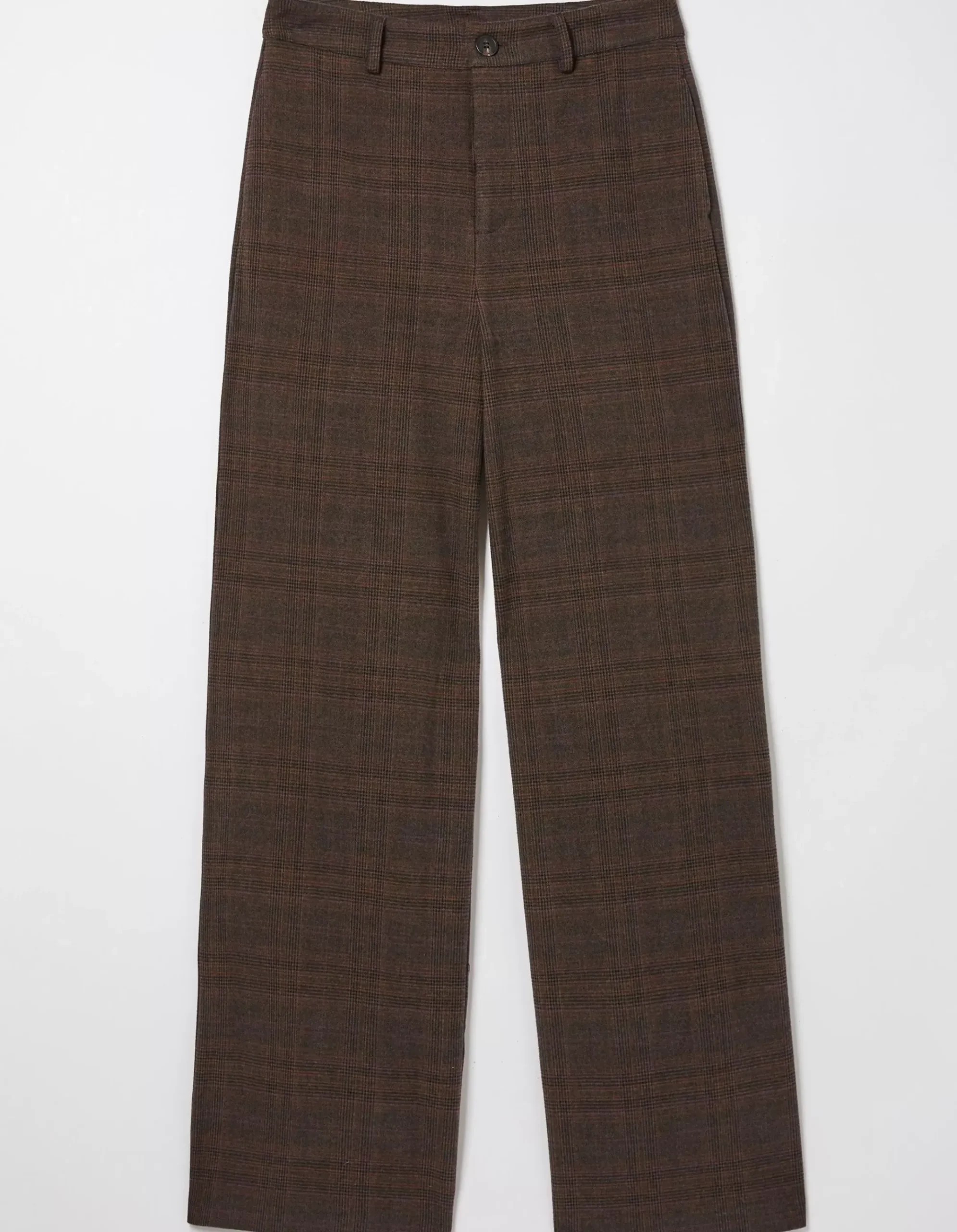Presley Check Wide Leg Trousers