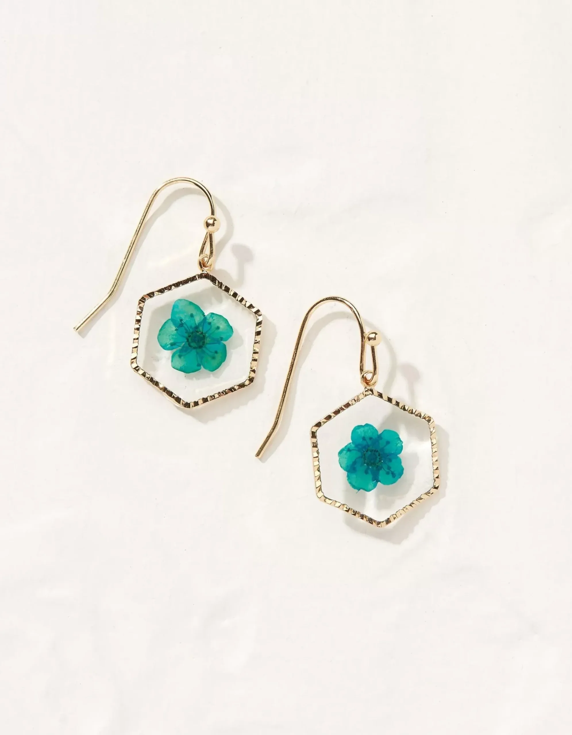 Pressed Flower Earrings