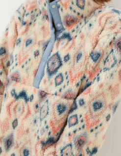Printed Half Neck Fleece