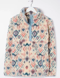 Printed Half Neck Fleece