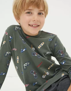 Printed Long Sleeve T-Shirt