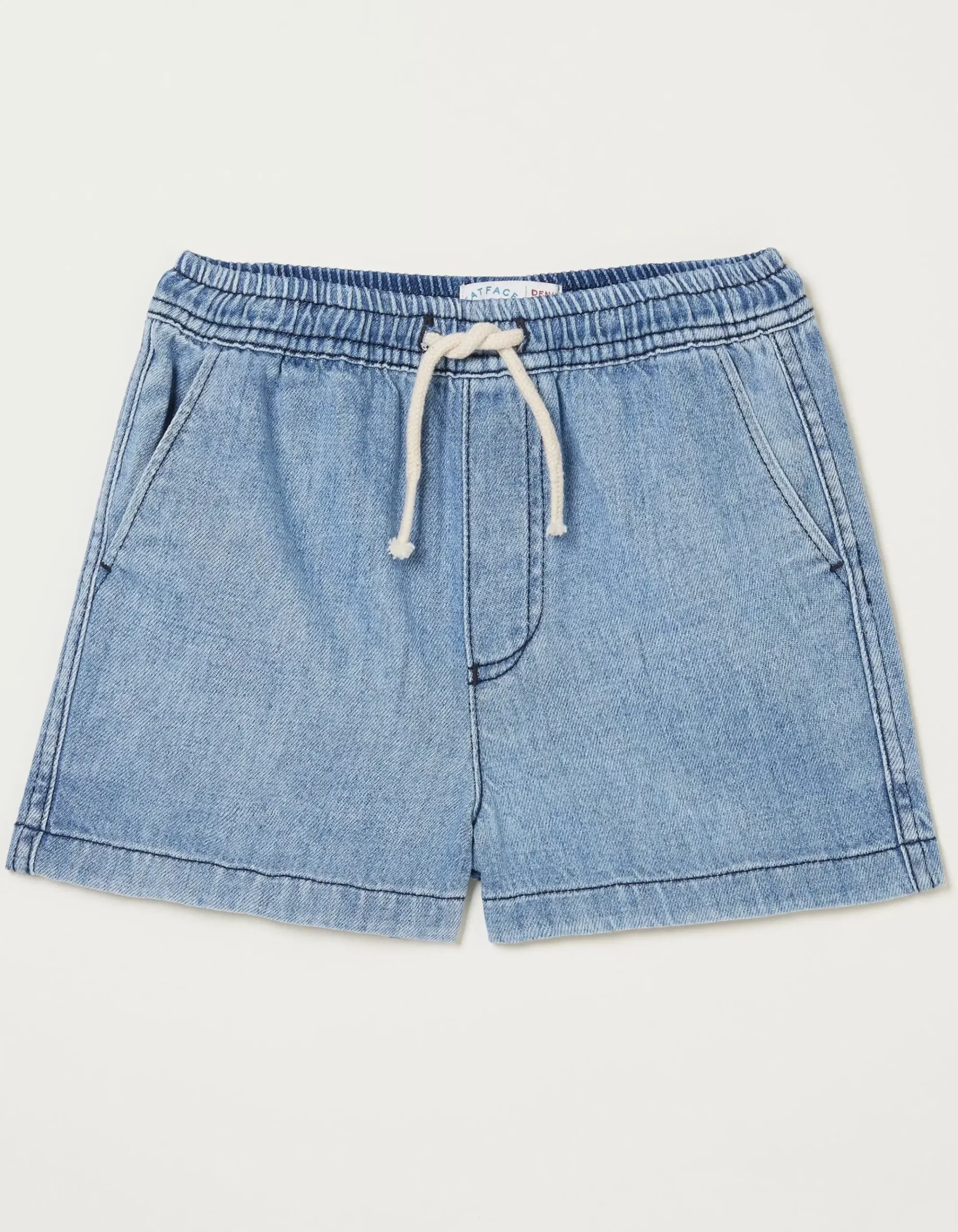 Pull On Denim Shorts