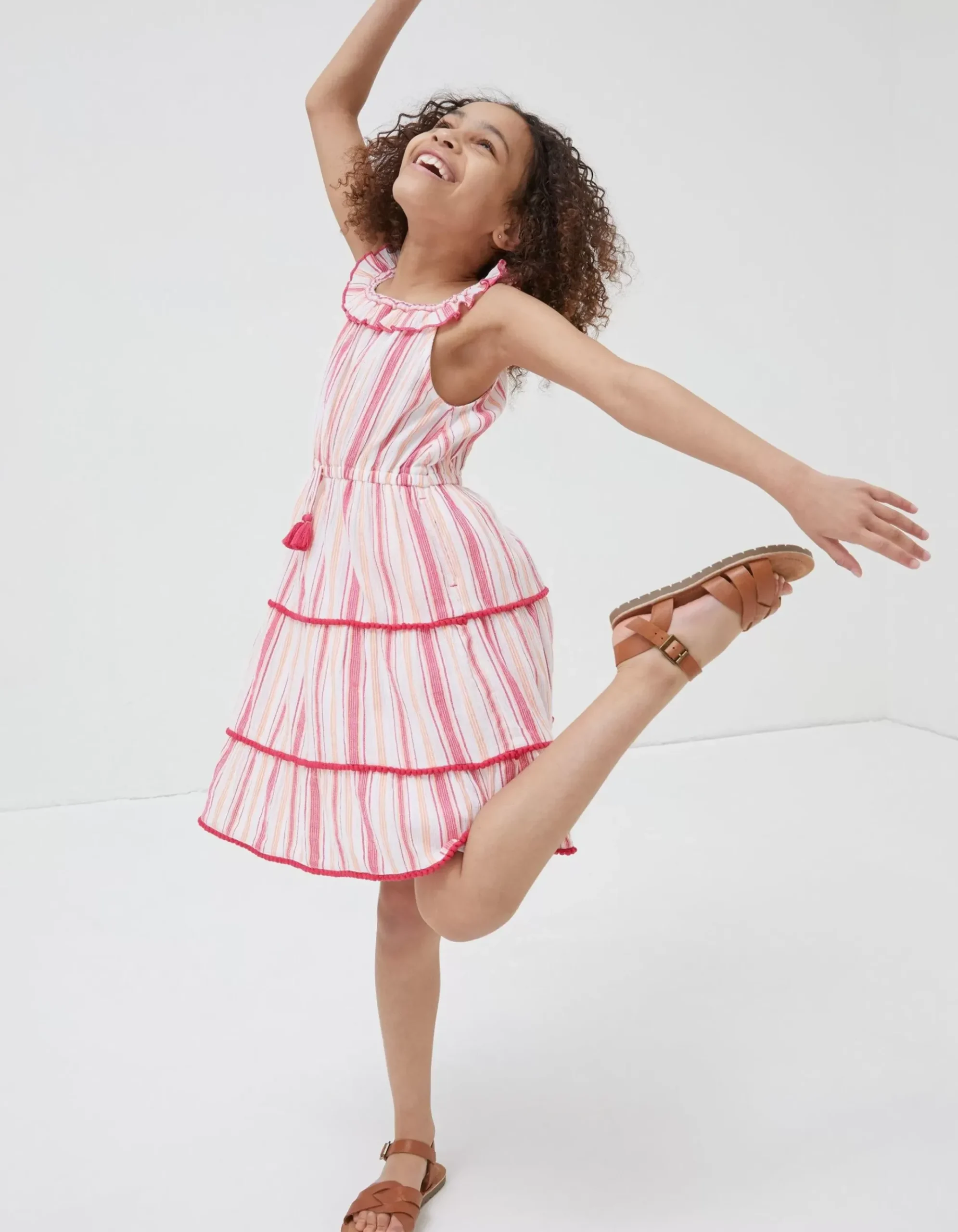 Raya Stripe Woven Dress