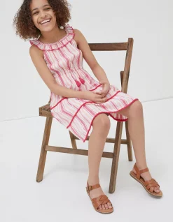 Raya Stripe Woven Dress