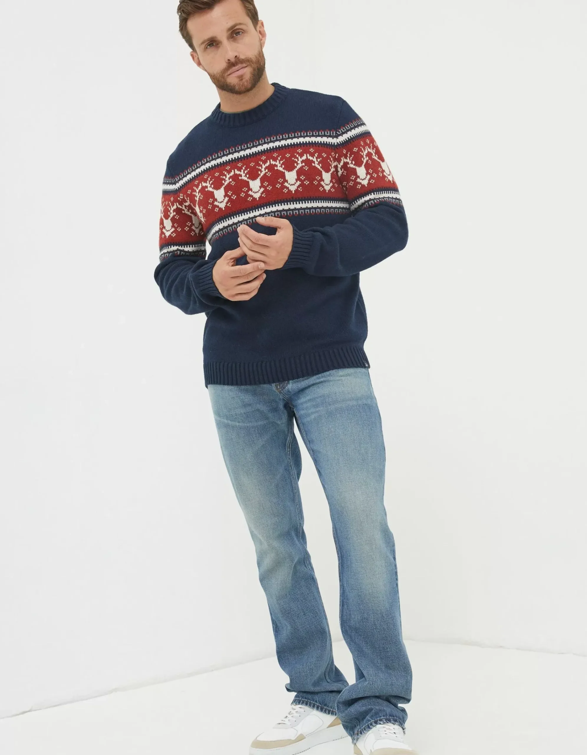 Reindeer Crew Neck Jumper
