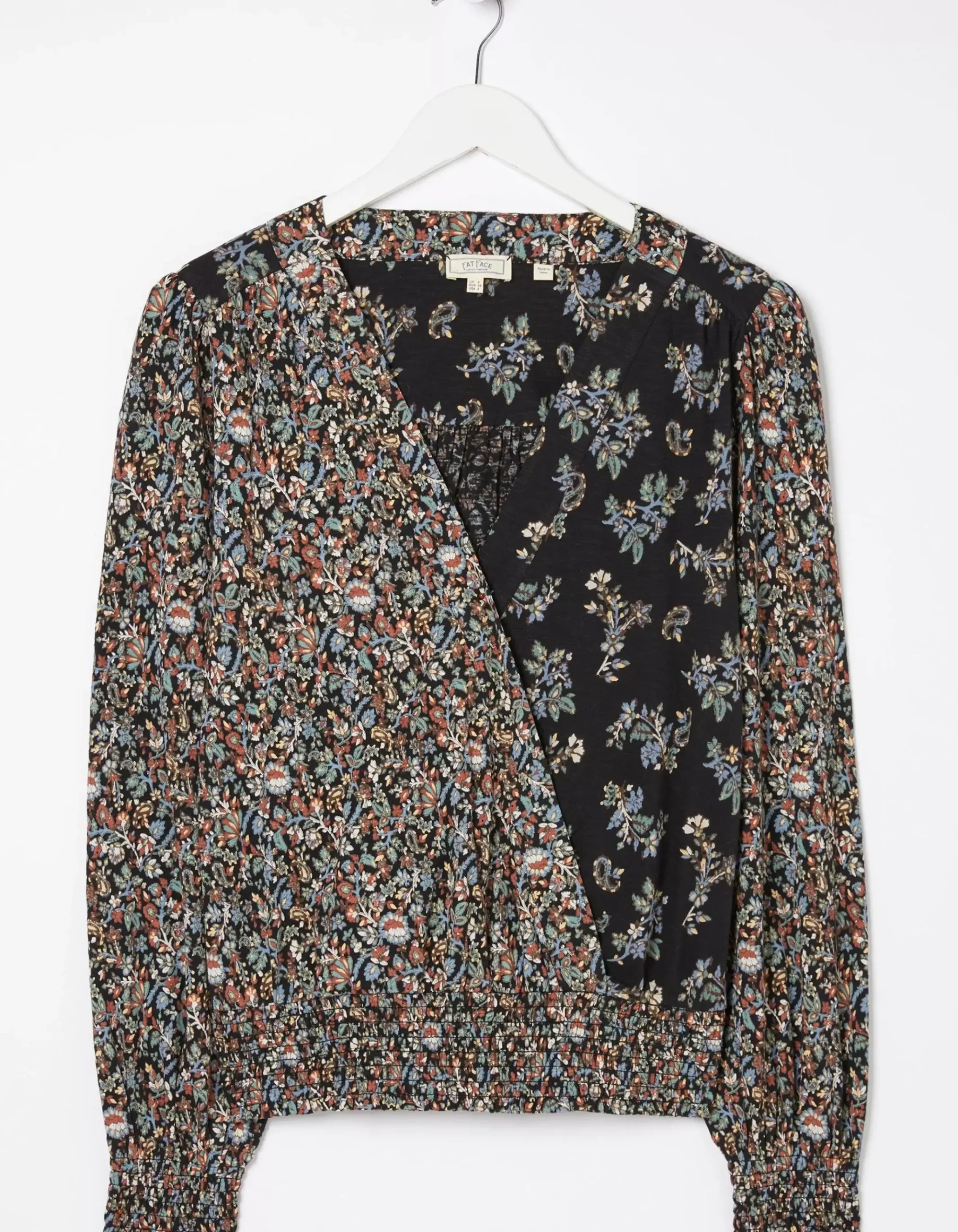 Remi Craft Floral Wrap Top