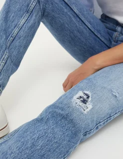 Rip And Repair Mom Jeans