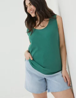 Romy Lace Trim Vest Top