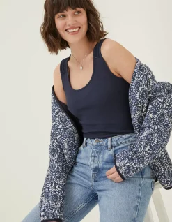 Romy Lace Trim Vest Top