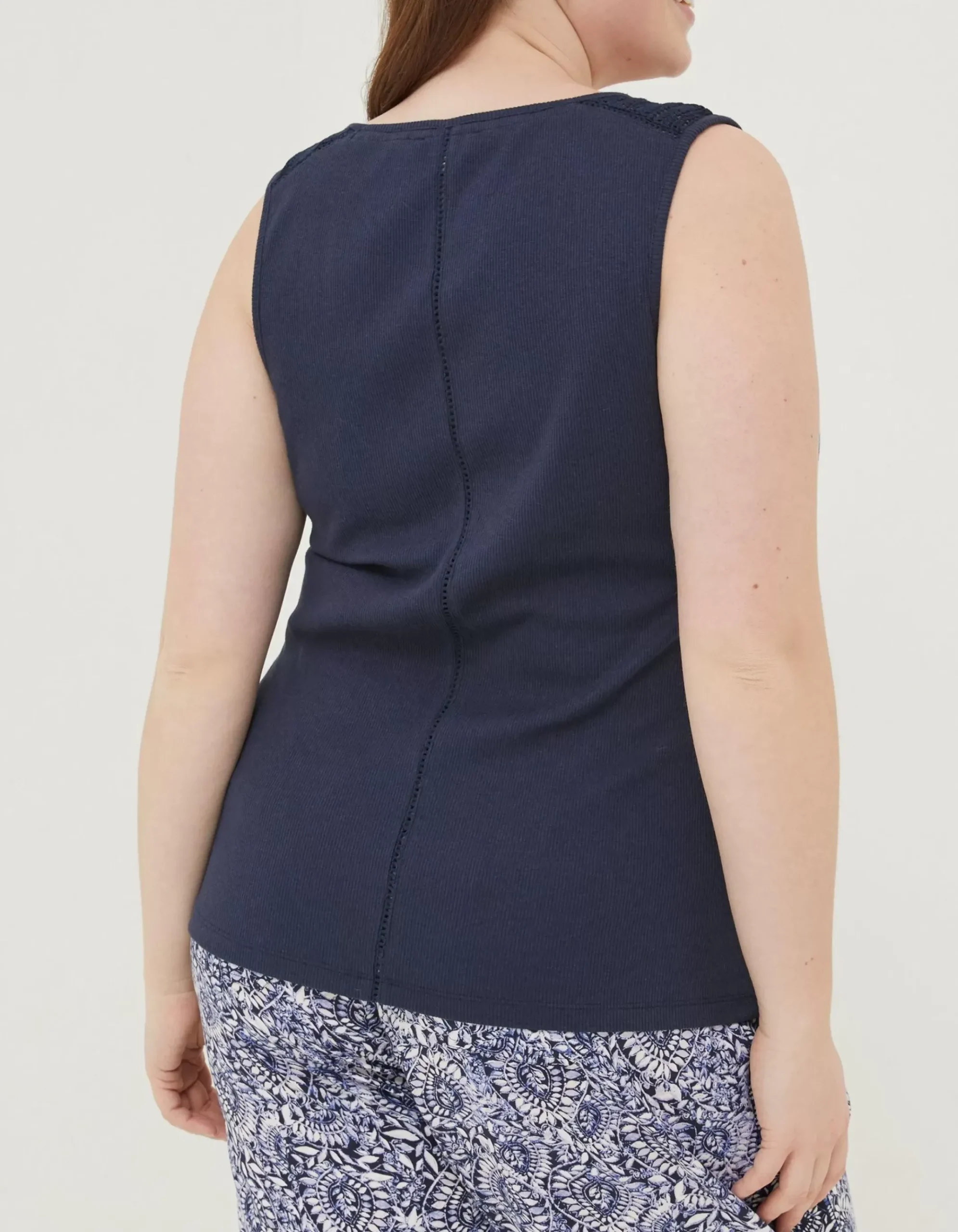 Romy Lace Trim Vest Top