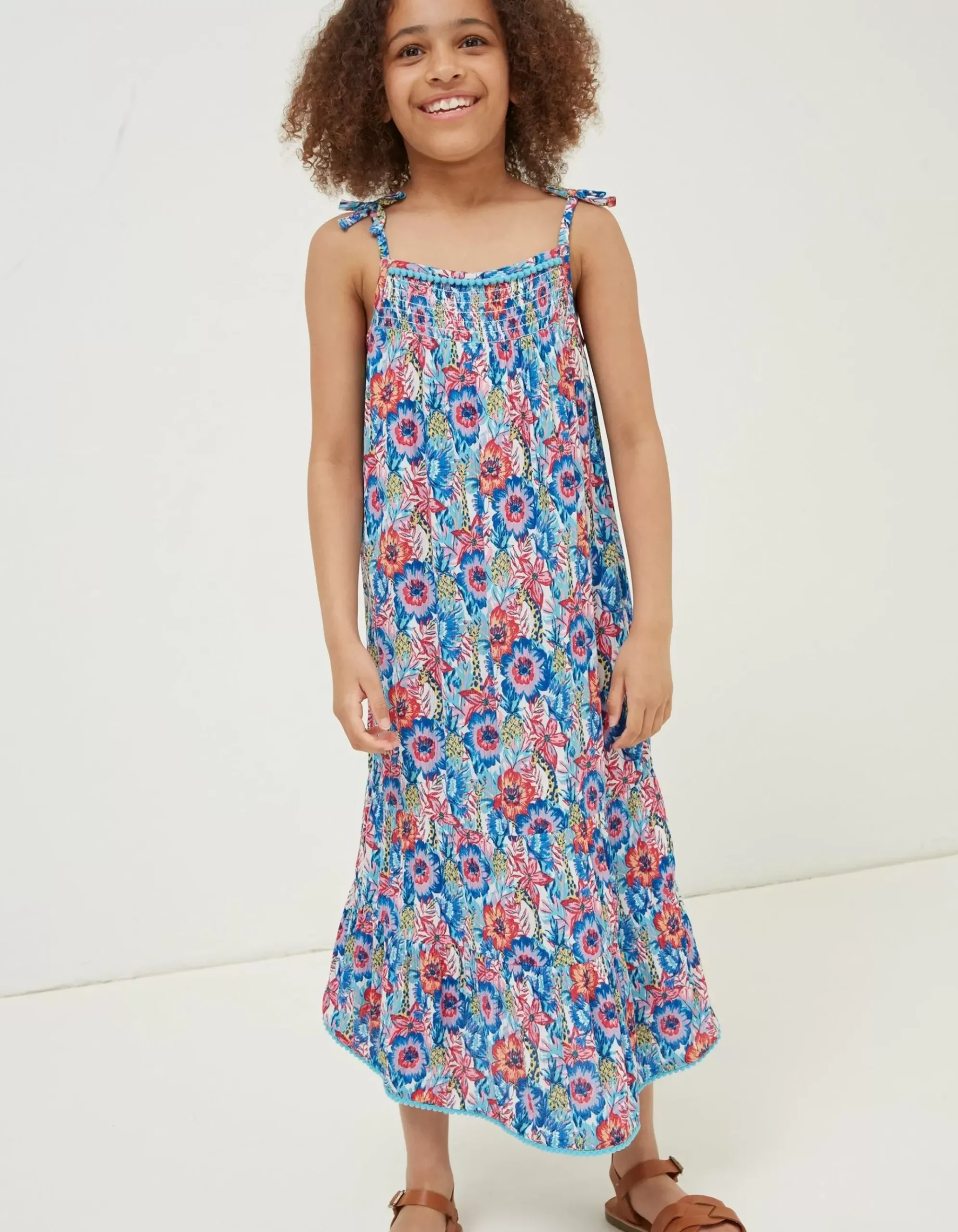 Rosa Tropical Print Dress