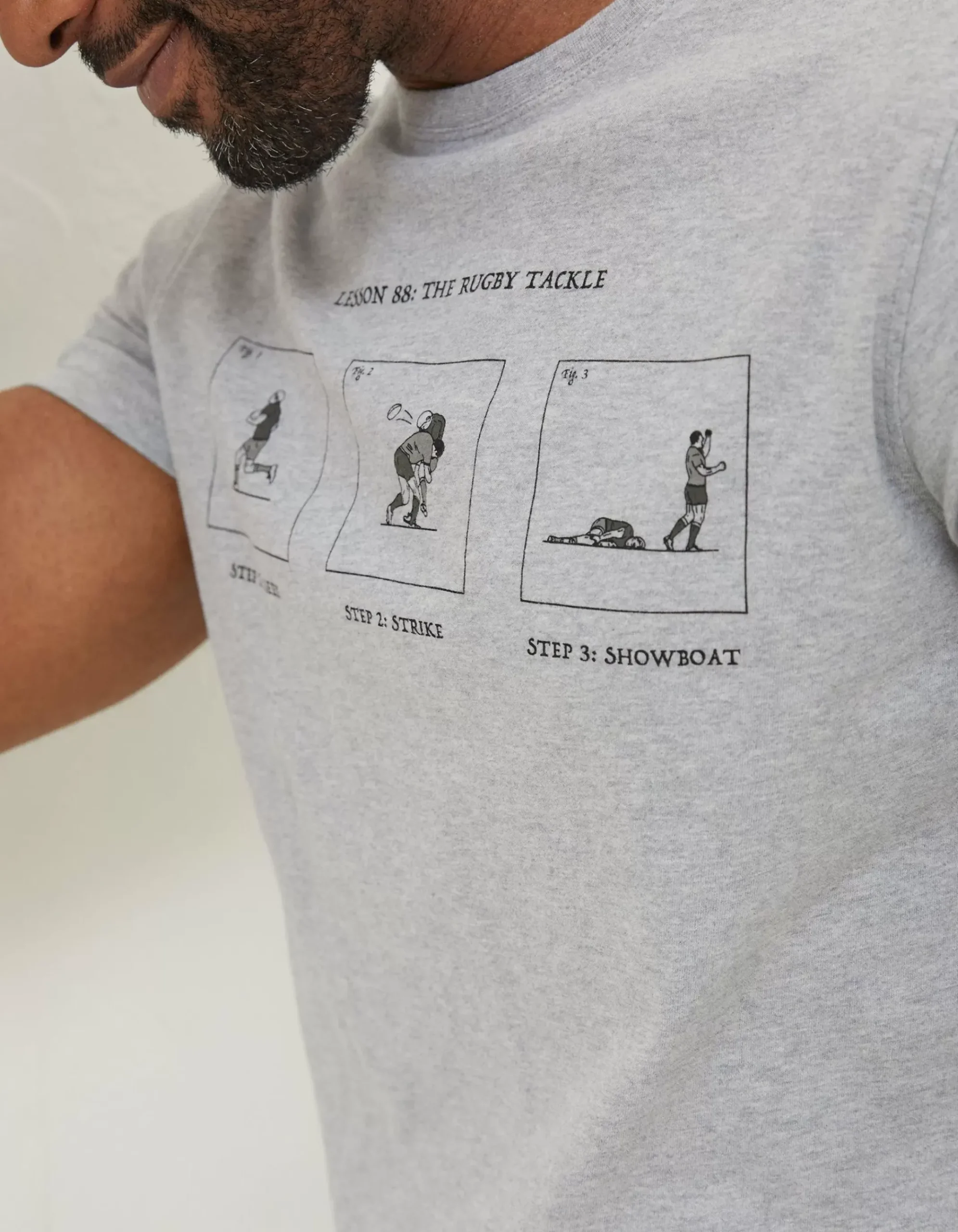 Rugby Cartoon T-Shirt