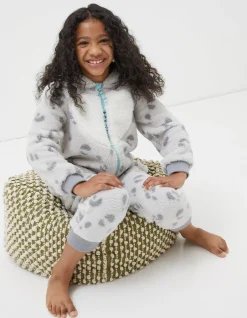 Sadie Snow Leopard Onesie