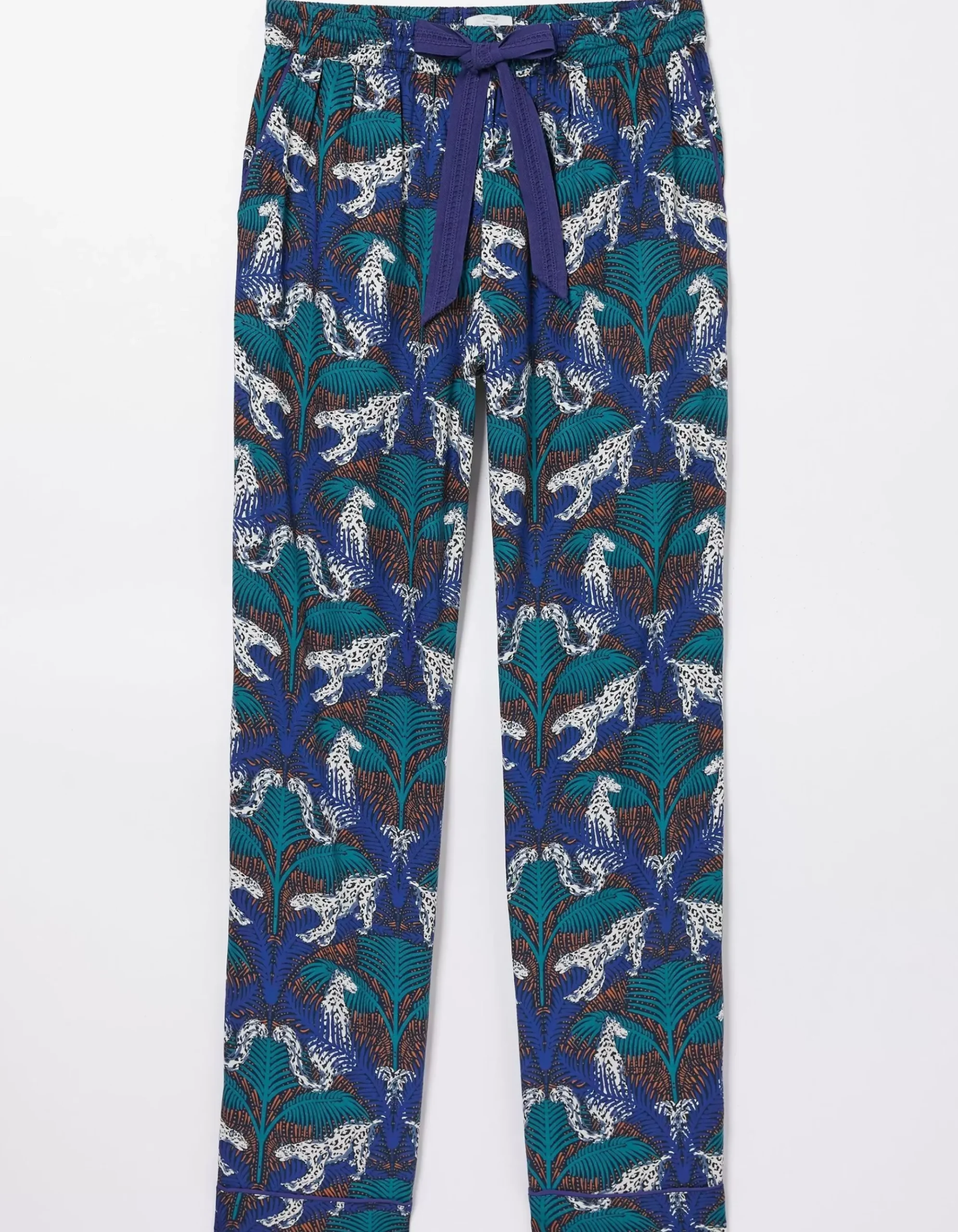 Sadie Snow Leopard Pyjama Bottoms
