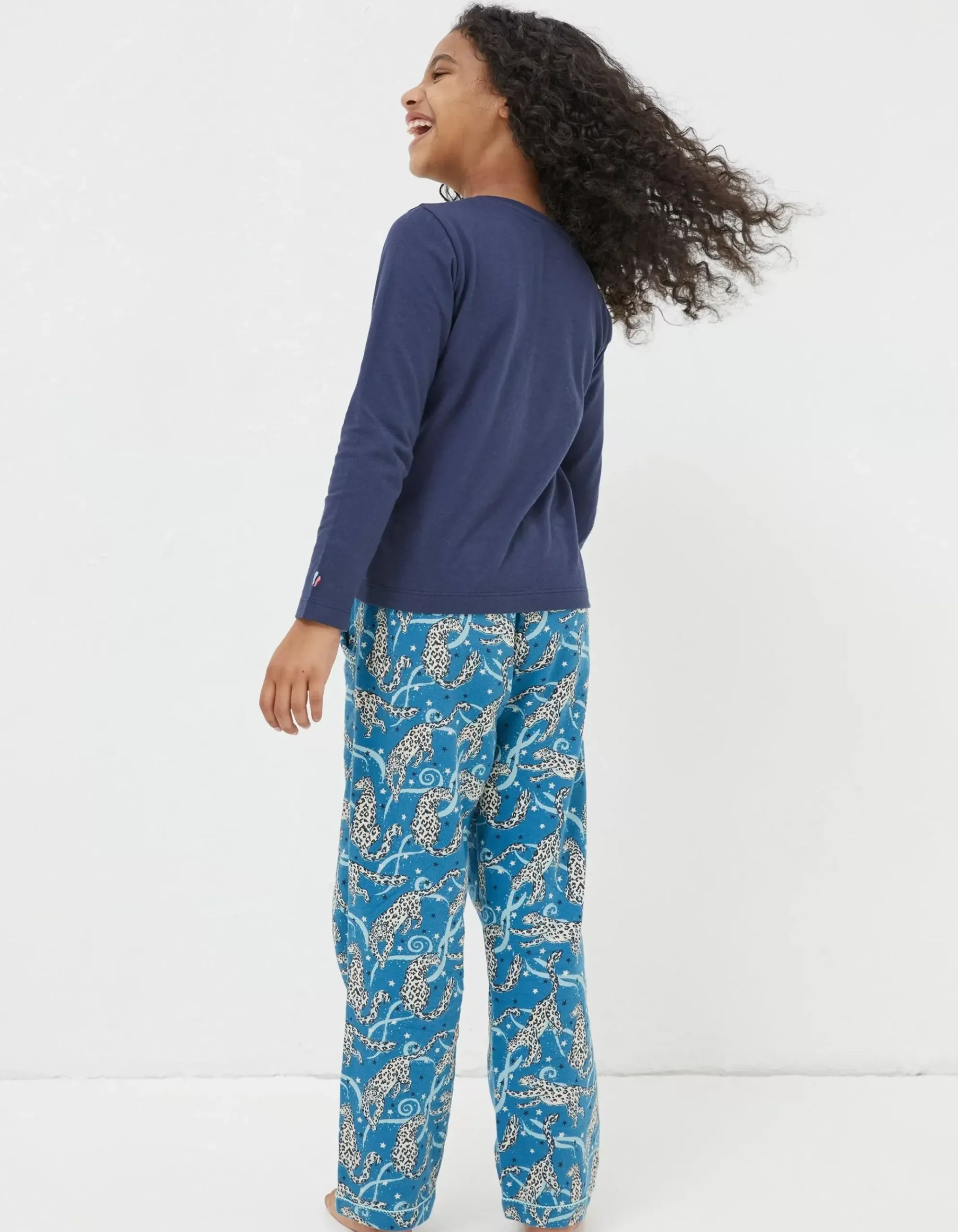 Sadie Snow Leopard Pyjama Set