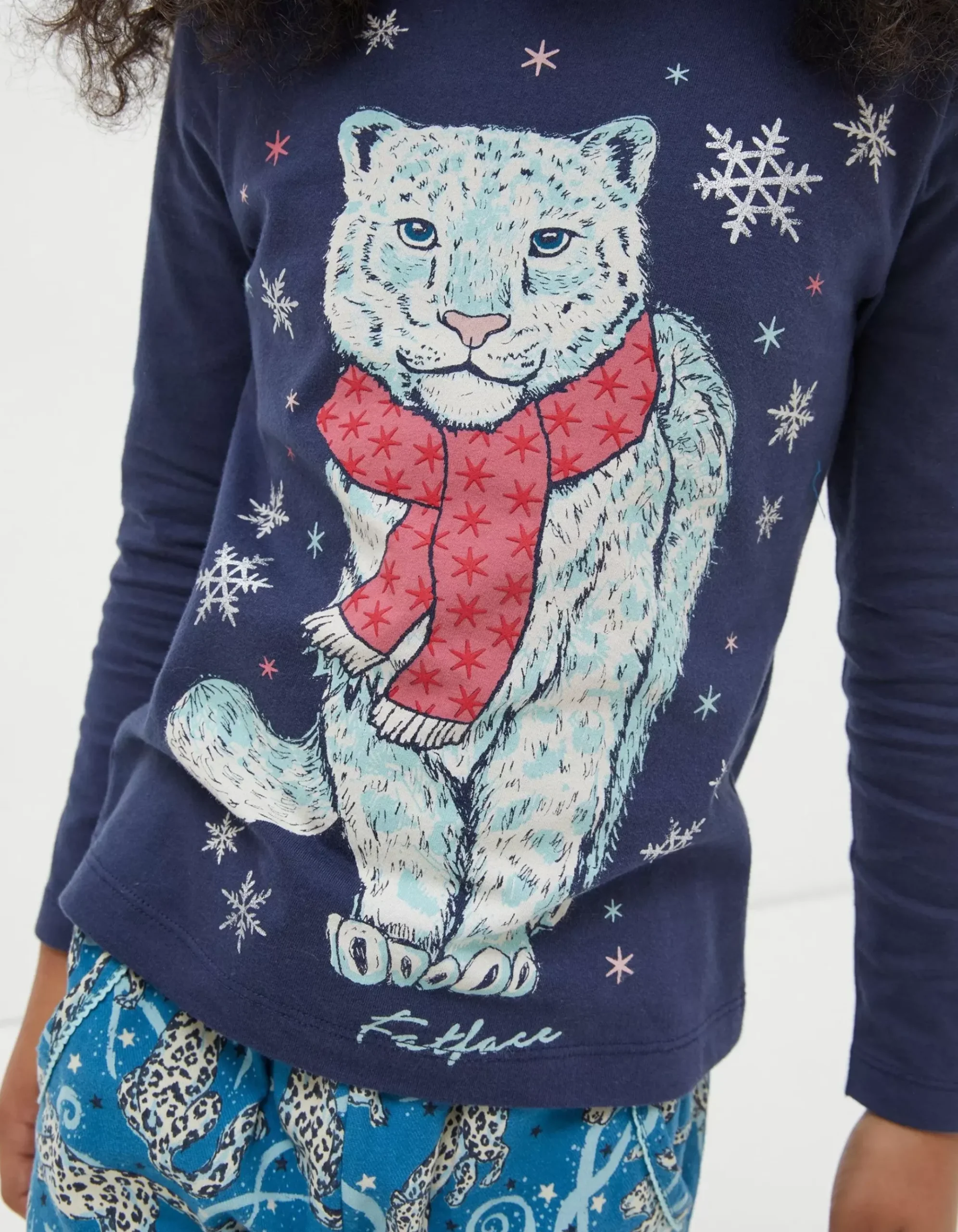 Sadie Snow Leopard Pyjama Set