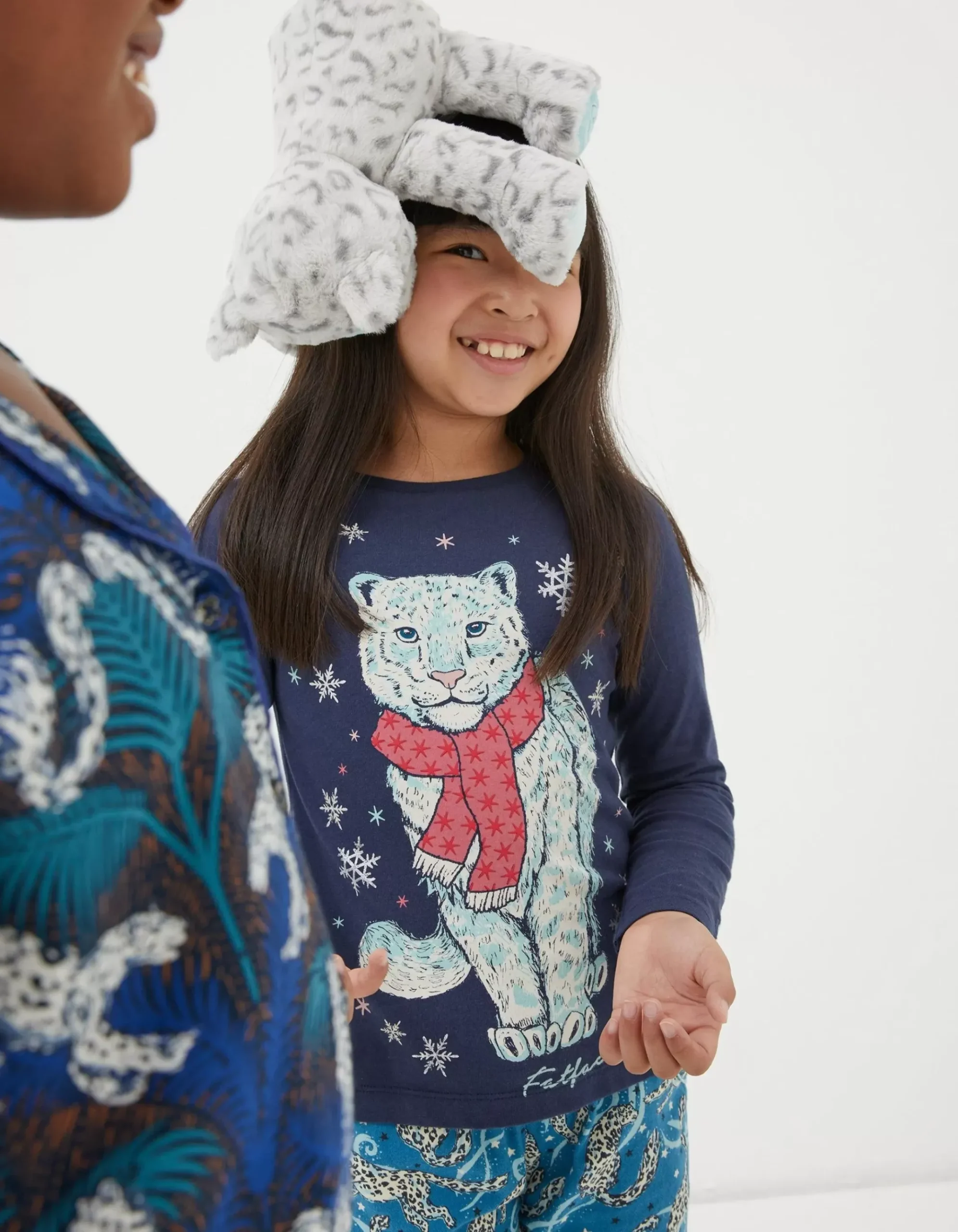 Sadie Snow Leopard Pyjama Set