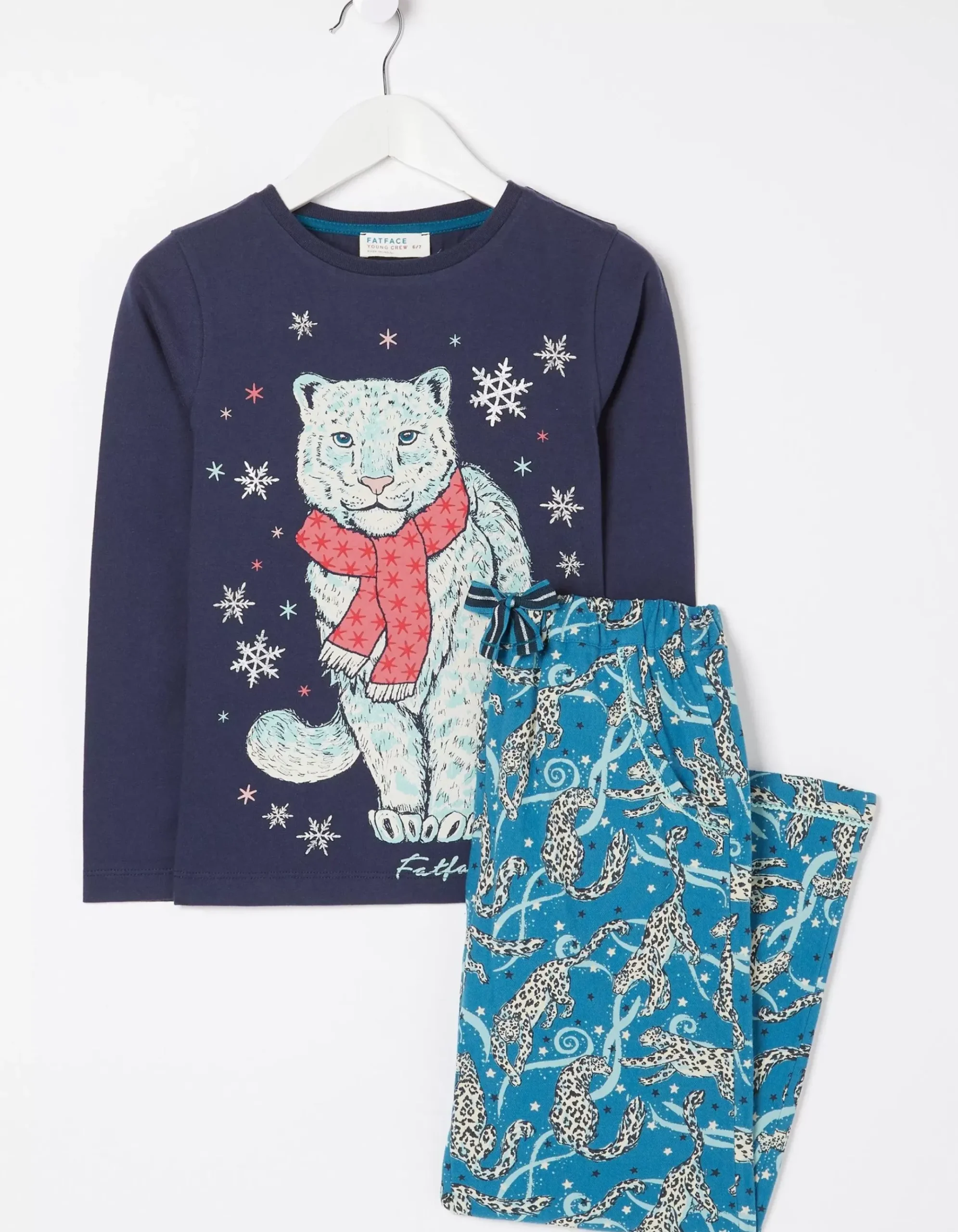 Sadie Snow Leopard Pyjama Set