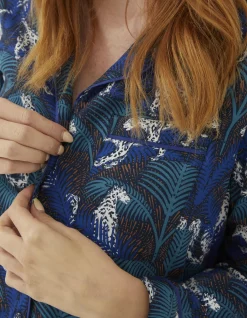 Sadie Snow Leopard Pyjama Top