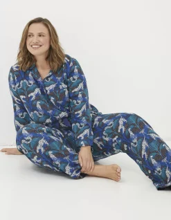 Sadie Snow Leopard Pyjama Top