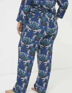 Sadie Snow Leopard Pyjama Top