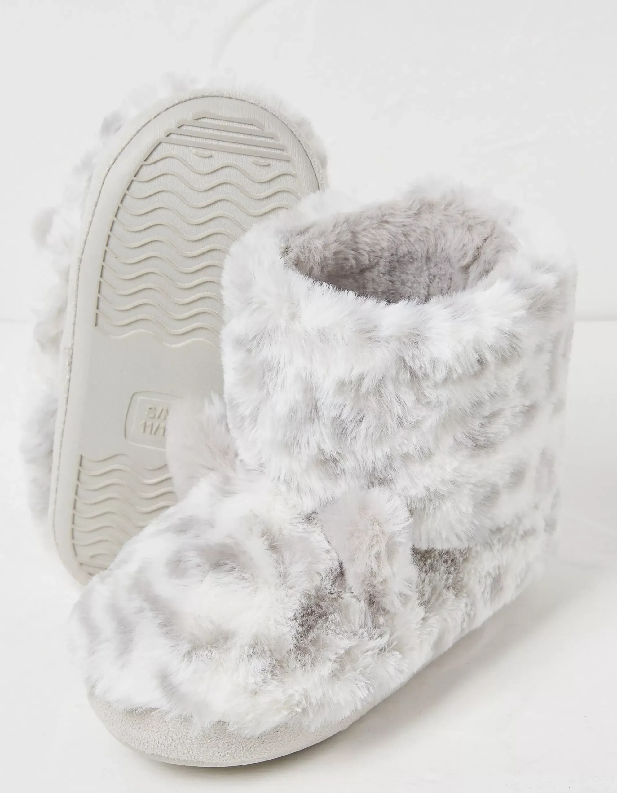 Sadie Snow Leopard Slipper Boot