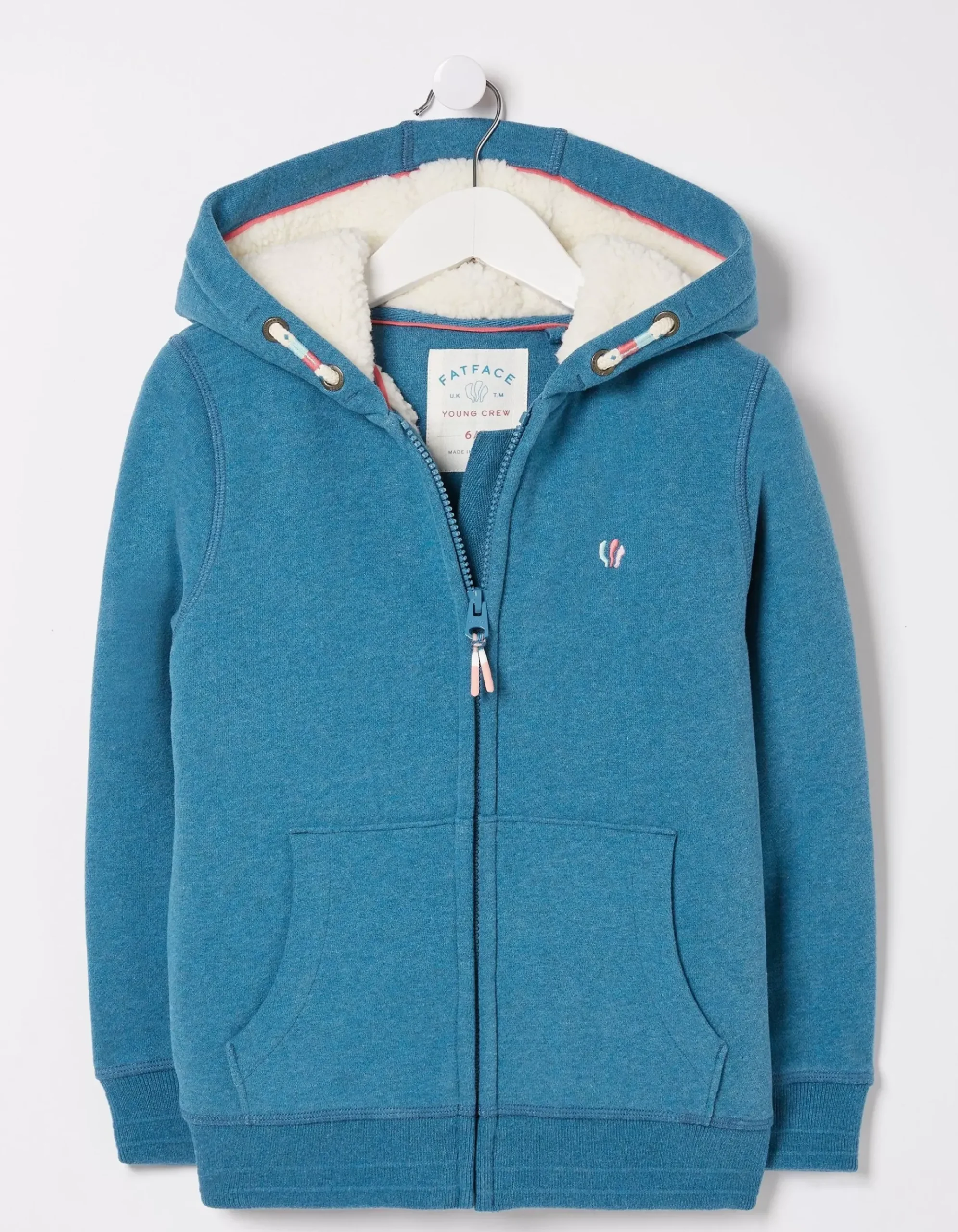 Sadie Snow Leopard Zip Hoodie