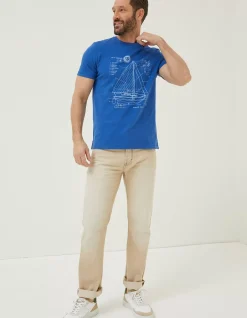 Sail Boat Sketch T-Shirt